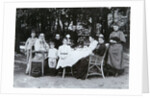 Family portrait of the author Leo N. Tolstoy by Russian Photographer