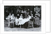 Family portrait of the author Leo N. Tolstoy by Russian Photographer