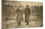 Leo Tolstoy and the author Maxim Gorky by Sophia Andreevna Tolstaya
