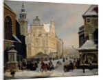 Town Hall, The Hague, 1853 by Carel Jacobus Behr