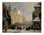 Town Hall, The Hague, 1853 by Carel Jacobus Behr