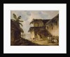 Bengal Village Scene, 1819-1821 by George Chinnery