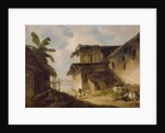 Bengal Village Scene, 1819-1821 by George Chinnery