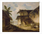 Bengal Village Scene, 1819-1821 by George Chinnery