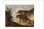Bengal Village Scene, 1819-1821 by George Chinnery