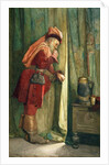 Falstaff 'I will esconce me behind the Arras' by Frederick William Davis