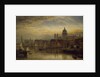 St. Paul's from the River Thames, 1877 by Henry Dawson
