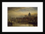 St. Paul's from the River Thames, 1877 by Henry Dawson