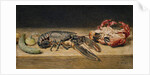 Lobster, Crab and Cucumber, 1827 by William Henry Hunt
