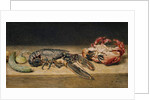 Lobster, Crab and Cucumber, 1827 by William Henry Hunt