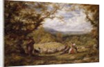 The Sheep Drive, 1863 by John Linnell