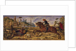 After Carpaccio - St George And The Dragon, 1885 by Charles Fairfax Murray