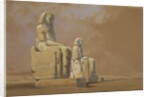 Colossi, Thebes, 1838 by David Roberts