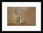 Colossi, Thebes, 1838 by David Roberts