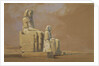 Colossi, Thebes, 1838 by David Roberts