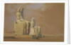 Colossi, Thebes, 1838 by David Roberts