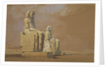 Colossi, Thebes, 1838 by David Roberts
