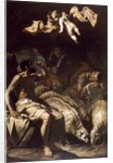 The Angel Appearing to the Shepherds, 1600-50 by Bassante Bartolomeo