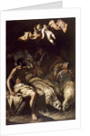The Angel Appearing to the Shepherds, 1600-50 by Bassante Bartolomeo