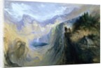 Manfred on the Jungfrau, 1837 by John Martin