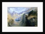 Manfred on the Jungfrau, 1837 by John Martin
