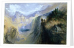 Manfred on the Jungfrau, 1837 by John Martin