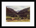 Harvest Time, Llyn Crafnant, North Wales, 1869 by George Wallis