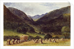 Harvest Time, Llyn Crafnant, North Wales, 1869 by George Wallis