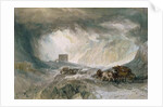 Snowstorm, Mont Cenis, 1820 by Joseph Mallord William Turner