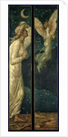 Cupid and Psyche - Palace Green Murals - Cupid Flying away from Psyche, 1881 by Edward Coley Burne-Jones