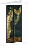 Cupid and Psyche - Palace Green Murals - Cupid Flying away from Psyche, 1881 by Edward Coley Burne-Jones