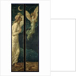 Cupid and Psyche - Palace Green Murals - Cupid Flying away from Psyche, 1881 by Edward Coley Burne-Jones