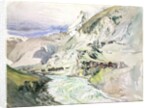 An Alpine Valley: The Matterhorn in the Distance by John Ruskin