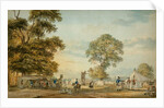 Encampment in Hyde Park during the Gordon Riots, 1780 by Paul Sandby
