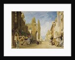 Street Scene at Alencon, Normandy, 1828 by John Sell Cotman