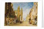 Street Scene at Alencon, Normandy, 1828 by John Sell Cotman
