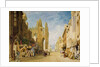 Street Scene at Alencon, Normandy, 1828 by John Sell Cotman