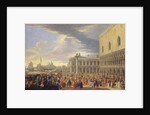 The Arrival of the Earl of Manchester in Venice, 1707-10 by Luca Carlevaris