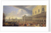 The Arrival of the Earl of Manchester in Venice, 1707-10 by Luca Carlevaris