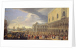The Arrival of the Earl of Manchester in Venice, 1707-10 by Luca Carlevaris