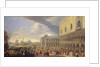 The Arrival of the Earl of Manchester in Venice, 1707-10 by Luca Carlevaris