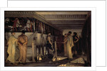 Pheidias and the Frieze of the Parthenon, 1868 by Lawrence Alma-Tadema