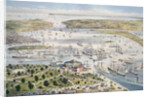 Port of New York, Looking South, c.1880 by N. and Ives J.M. (1824-95) Currier