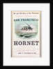 Poster advertising the 'Hornet' clipper ship from New York to San Francisco by American School