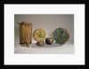 A collection of American Indian drums by School American