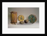 A collection of American Indian drums by School American
