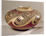 Hopi 'Bullware' jar, from Arizona by School American