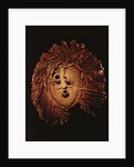 A Seneca mask used in winter rites by American School
