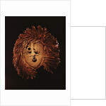 A Seneca mask used in winter rites by American School