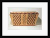 Eastern Woodlands geometric basket by American School